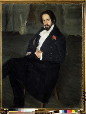 Porträt des Malers Iwan Bilibin (1876-1942) 1914