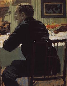 Porträt des Malers Léon Bakst (1866-1924) 1910