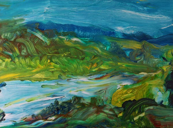Blue River Landscape II von Brenda Brin  Booker