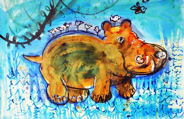 Hippopotamus von Brenda Brin  Booker