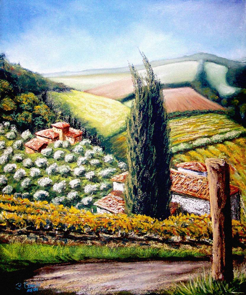 Toscana Impression von Brigitte Courté