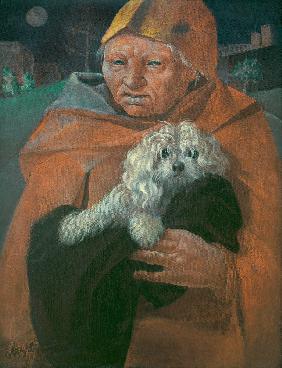 Der alte Mann mit seinem Hund 1920-01-01