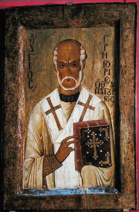 Icon of St. Gregory von Byzantine School