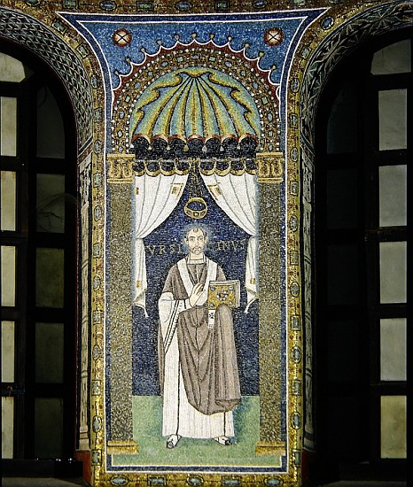 Ursicino, a bishop of Ravenna von Byzantine School