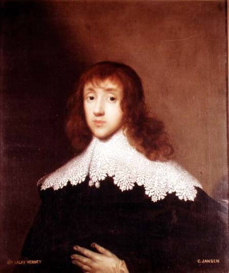 Portrait of Sir Ralph Verney (1613-96) von C. Jansen