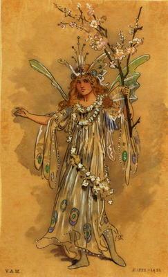 A Fairy, costume design for A Midsummer Night's Dream, produced by R. Courtneidge at the Princes The 17th