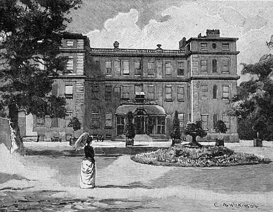 Marlborough House, from the garden von C.A Wilkinson