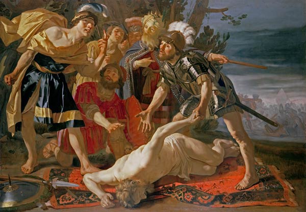 Achilles: deciding to resume fighting upon the death of Patrocles von Dirk van Baburen