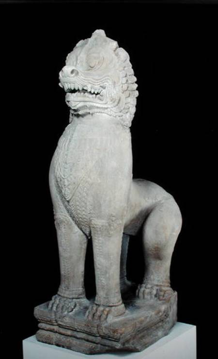 Lion, from Preah Khan, Bayon Style von Cambodian