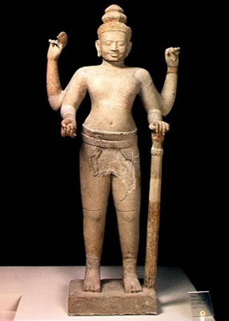 Standing Vishnu von Cambodian