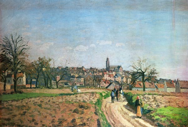 Ansicht von Pontoise von Camille Pissarro