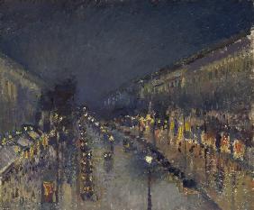 Boulevard Montmartre bei Nacht 1897