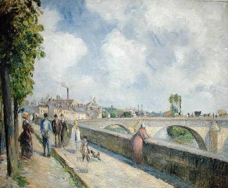 The Bridge at Pontoise von Camille Pissarro