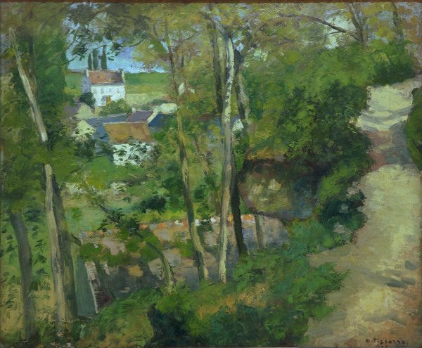 C.Pissarro, Der Bergweg, L Hermitage von Camille Pissarro