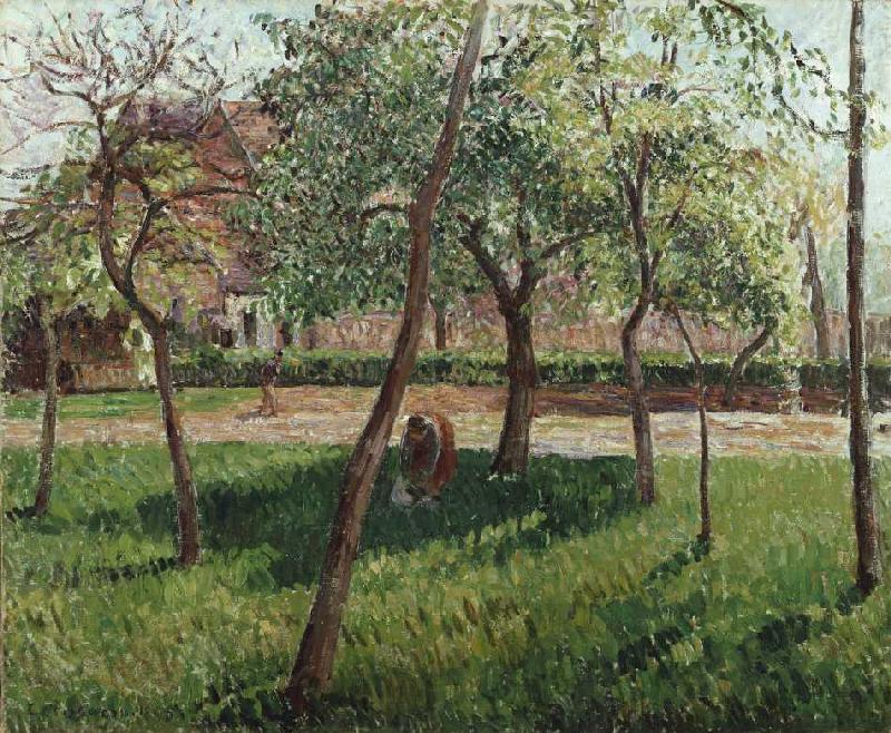 Garten in Eragny von Camille Pissarro