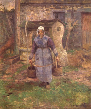 Mère Presle, Montfoucault von Camille Pissarro