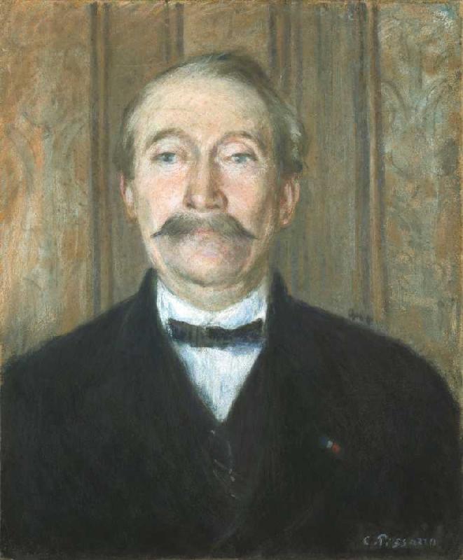 Portrait von Père Papeille, Pontoise. von Camille Pissarro