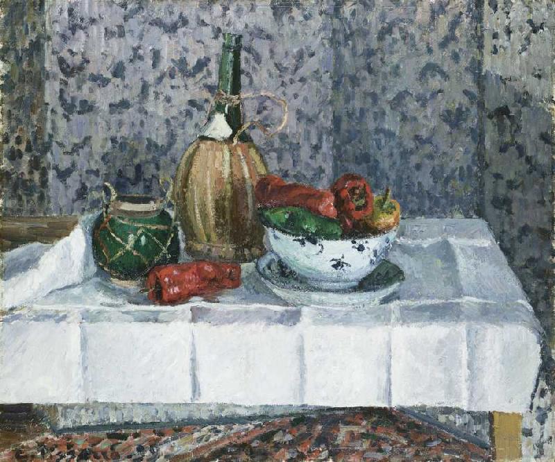 Stillleben mit Paprika von Camille Pissarro