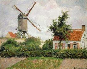 Windmühle in Knocke (Belgien) 1894
