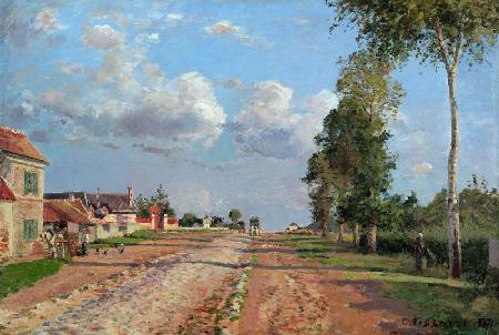 Die Straße von Rocquencourt 1871