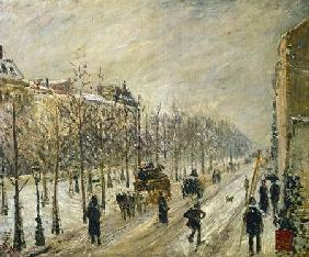 The Boulevards under Snow 1879