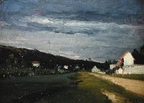 Landscape with Stormy Sky 1864