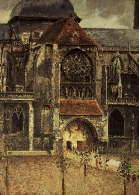 Portal of the Church of St. Jacques, Dieppe 1901
