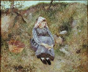 Seated Peasant Girl 1883