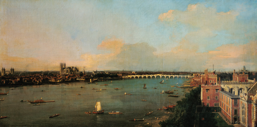 Ansicht von London von Giovanni Antonio Canal (Canaletto)