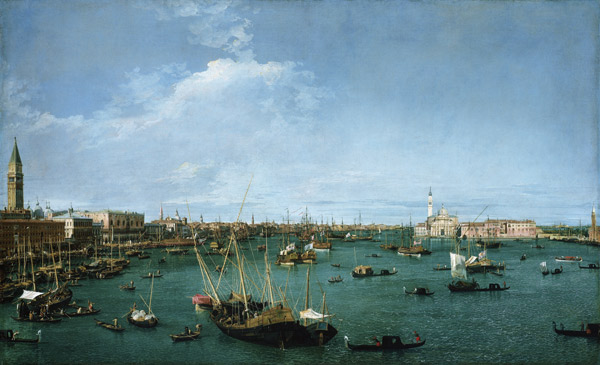 Bacino di San Marco, Venice von Giovanni Antonio Canal (Canaletto)