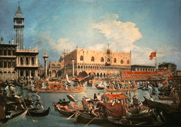 Die Rückkehr des Bucentaurs von Giovanni Antonio Canal (Canaletto)
