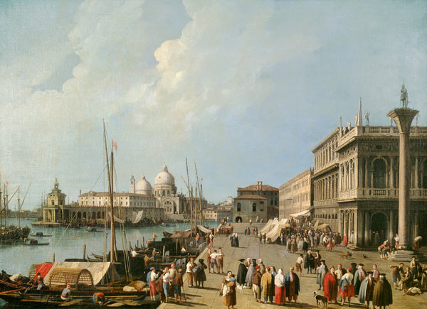 Santa Maria della Salute von Giovanni Antonio Canal (Canaletto)