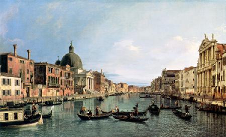 Grand Canal: looking South-West from the Chiesa degli Scalzi to the Fondamenta della Crose 1738