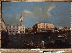 Canal Grande, Piazetta und Dogenpalast in Venedig