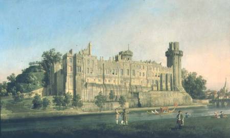 Warwick Castle von Giovanni Antonio Canal (Canaletto)