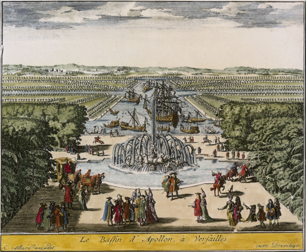 Versailles, Bassins d''Apollon von Carel Allard