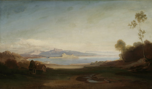Südliche Landschaft mit Meeresbucht von Carl Anton Joseph Rottmann