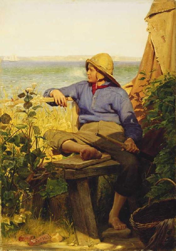 Fischerjunge von Carl Bloch