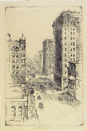 Hennepin Avenue unterhalb der Sixth Street 1917