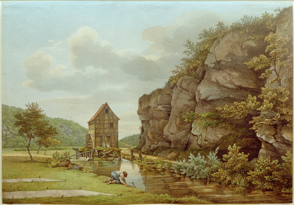 Schneidmühle bei Eppstein (Lorsbacher Tal) von Carl Ernst Morgenstern