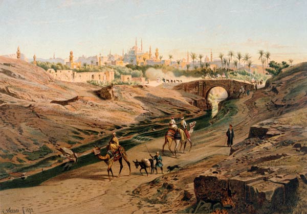 Kairo, Stadtansicht von Carl Friedrich Heinrich Werner