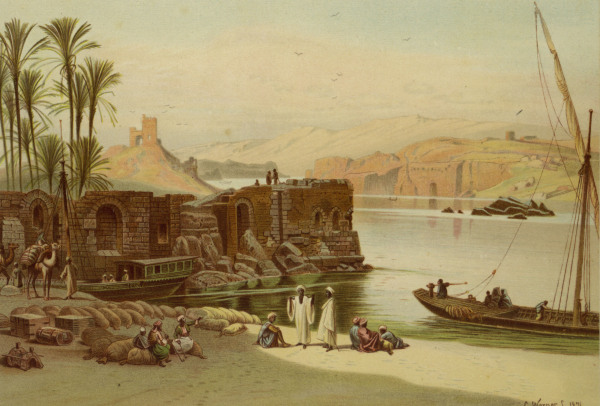 Nil bei Assuan von Carl Friedrich Heinrich Werner