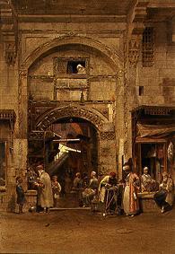 In einem ägyptischen Suk. 1864