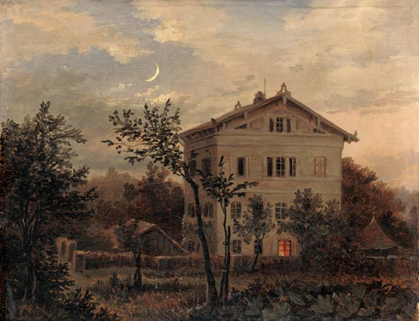 Das Haus Carus in Pillnitz. von Carl Gustav Carus