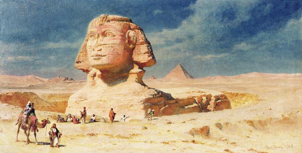 The Sphynx of Giza von Carl Haag