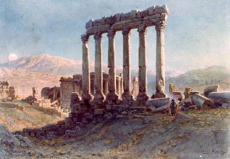 The Remains of the Temple of the Sun at Baalbek von Carl Haag