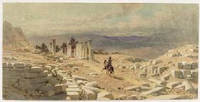 The Entrance of Ancient Samaria 1870  on