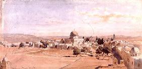 'The Haraam es Shereef, Jerusalem' 1895  on
