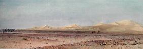 Sand Hills on the Road to Suez 1859  on