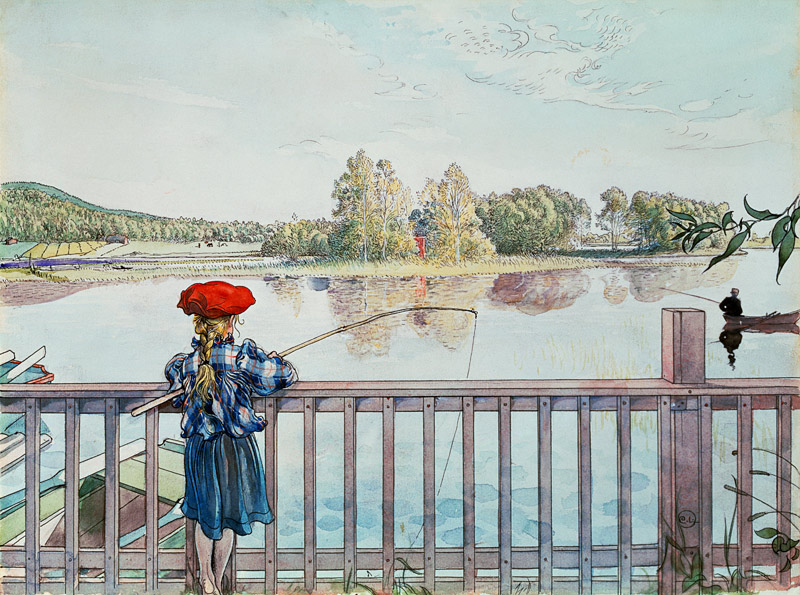Lisbeth Angling, from 'A Home' series von Carl Larsson